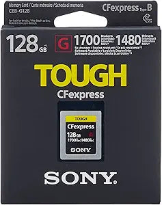Sony CEBG128/J CFexpress Type B Tough 128GB Memory Card — main product image