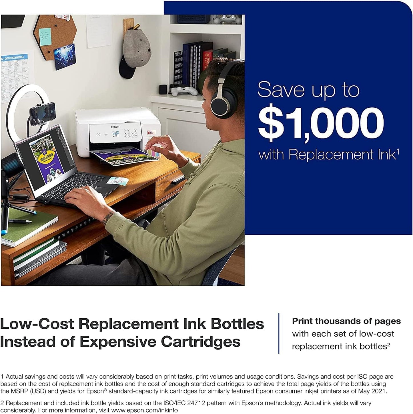 Epson ET-28 Series EcoTank Wireless Color Printer