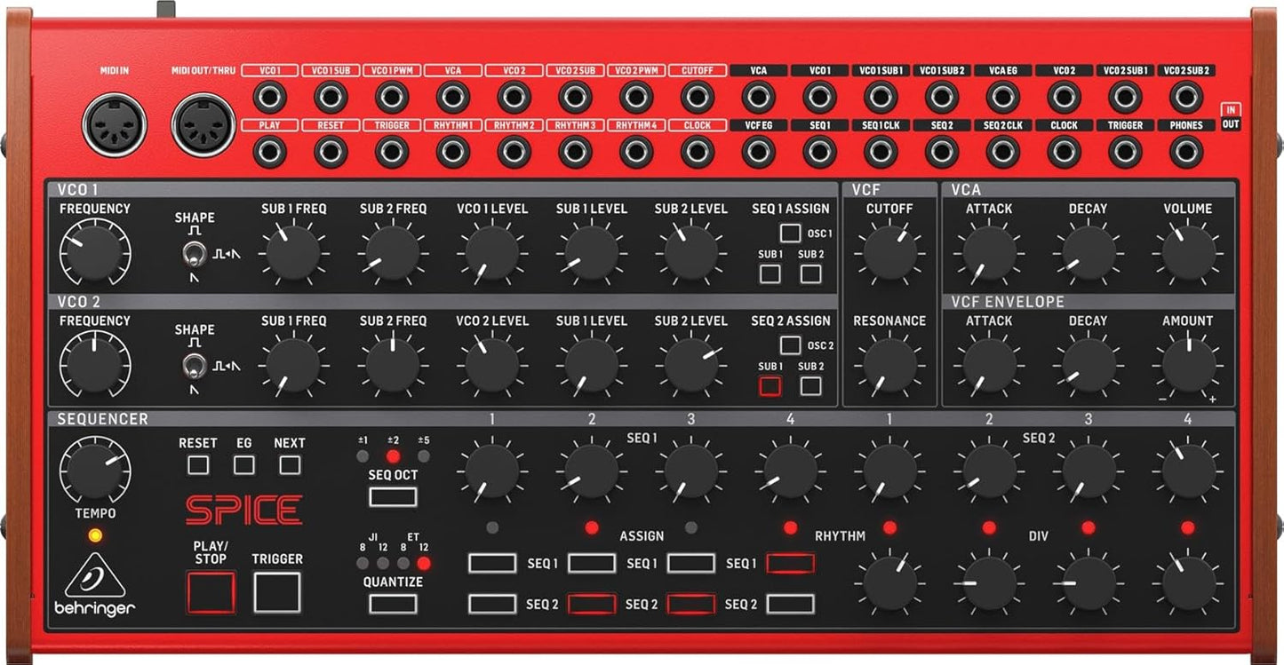 Behringer Spice Analog Polyrhythmic Synthesizer