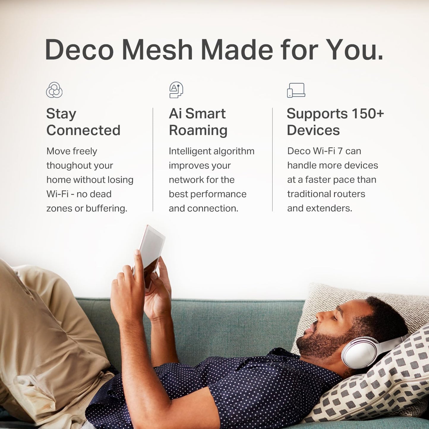 TP-Link Deco BE25(2-Pack) BE5000 WiFi 7 Mesh System