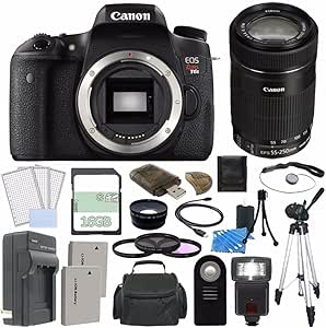 Canon CANT6S55250 EOS Rebel T6s DSLR Camera Bundle