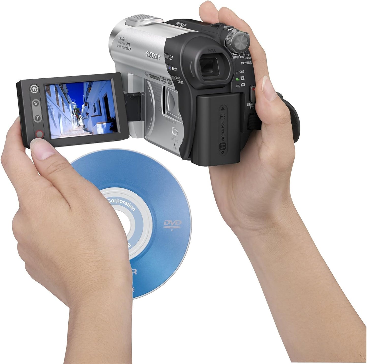 Sony DCR-DVD108 DVD Handycam Camcorder, 40x Optical Zoom, Renewed