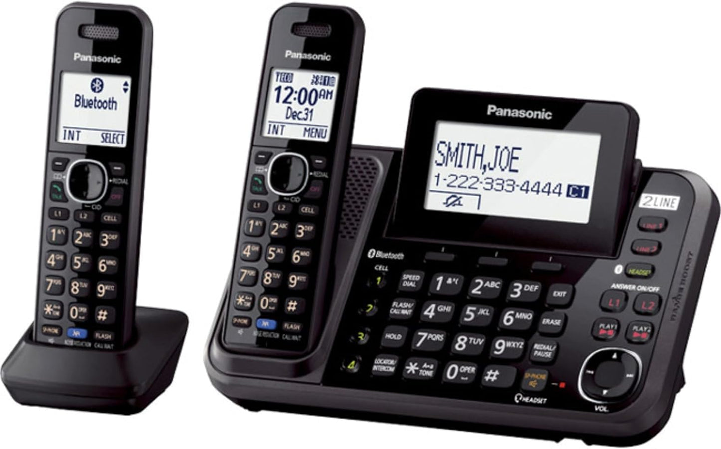 Panasonic KX-TG9542B 2-Line Cordless Phone System