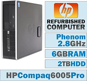 HP 6005 Pro SFF Phenom II X4 Desktop PC — main product image