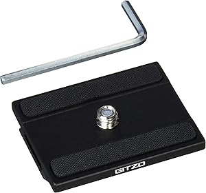 Gitzo GS5370DR Quick Release Plate with D Rubber