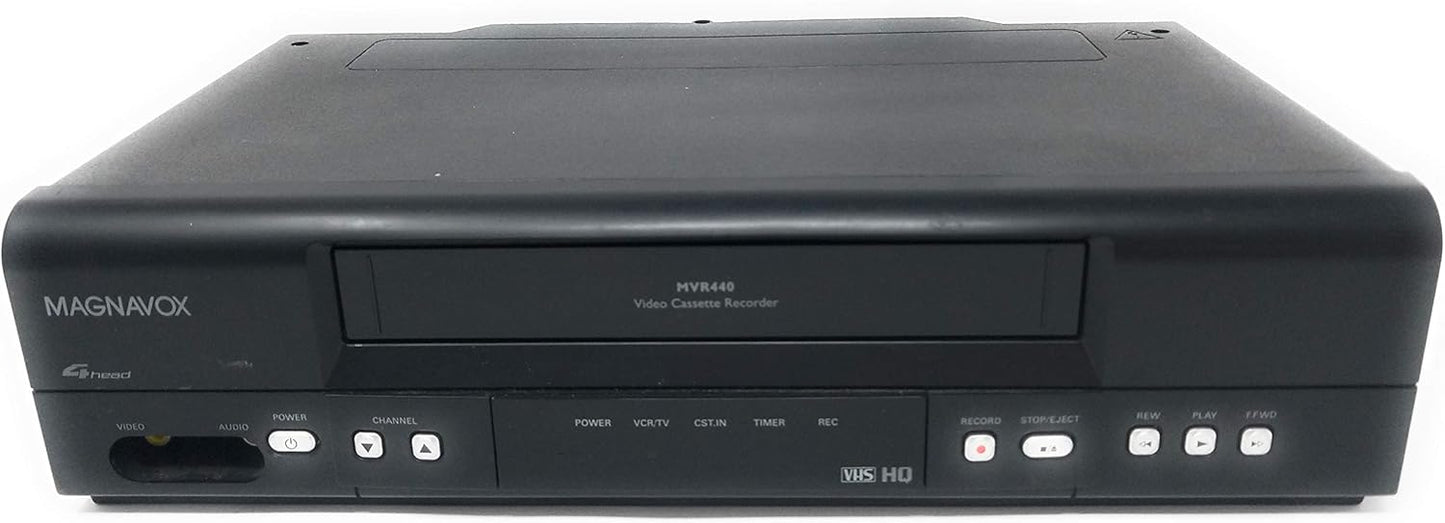 Magnavox MVR440MG 4-Head VCR Player (Remote Included)