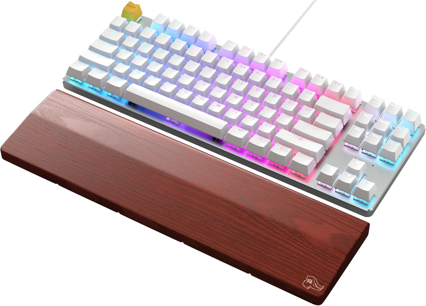 Glorious GV-87-BROWN TKL Wooden Ergonomic Keyboard Wrist Rest