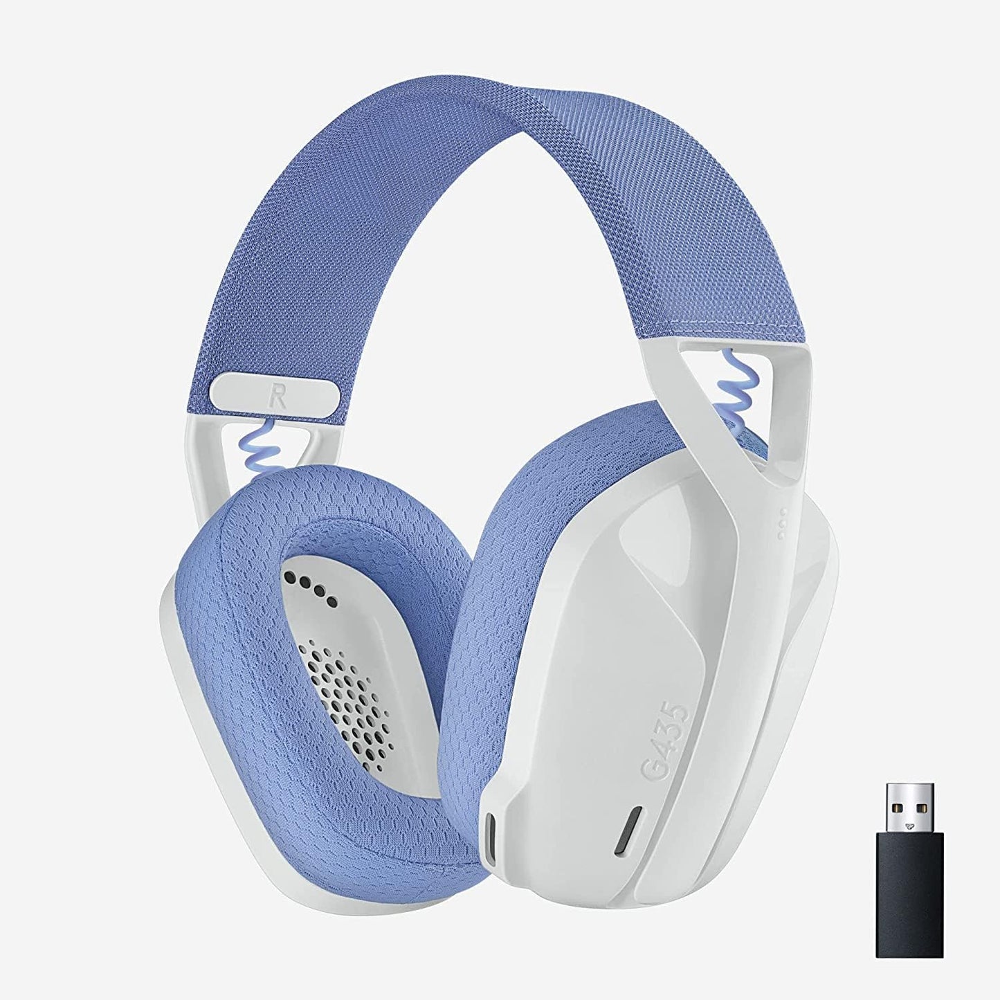 Logitech G435 Lightspeed Wireless Gaming Headset - White (Renewed)