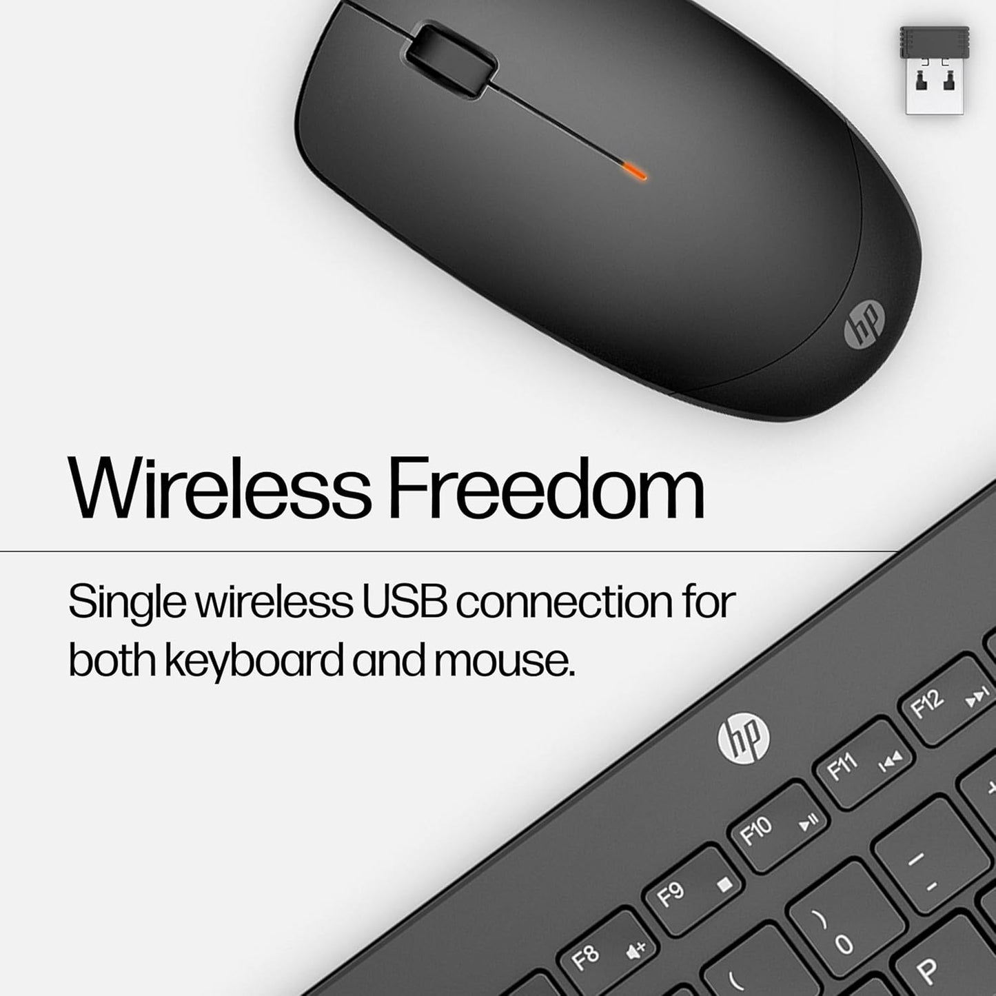 HP 18H24AA Wireless Keyboard and Mouse Combo