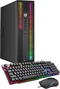 HP ProDesk i5 RGB Gaming PC 8GB 512GB SSD (Renewed)