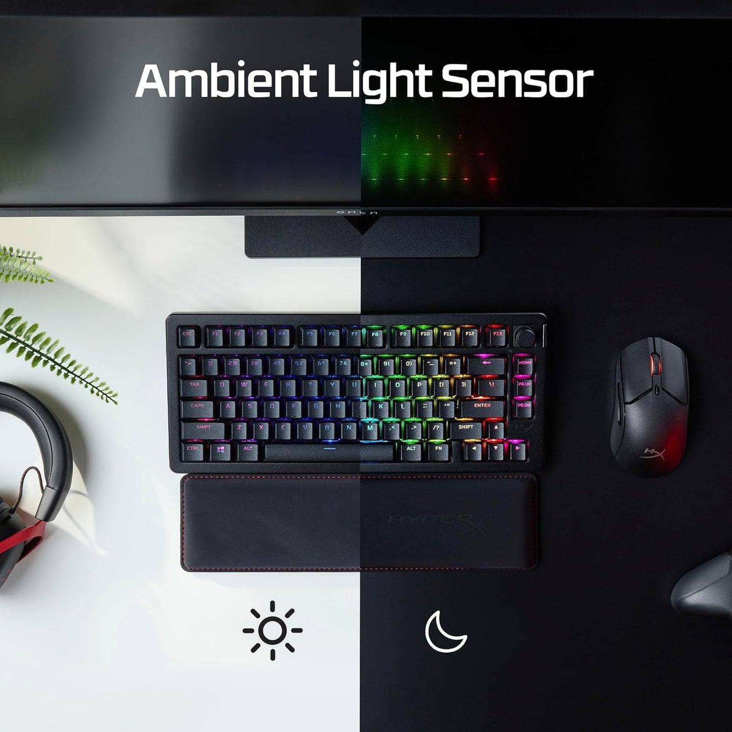 HyperX 91Y91AA#ABA Alloy Rise 75 Wireless Gaming Keyboard
