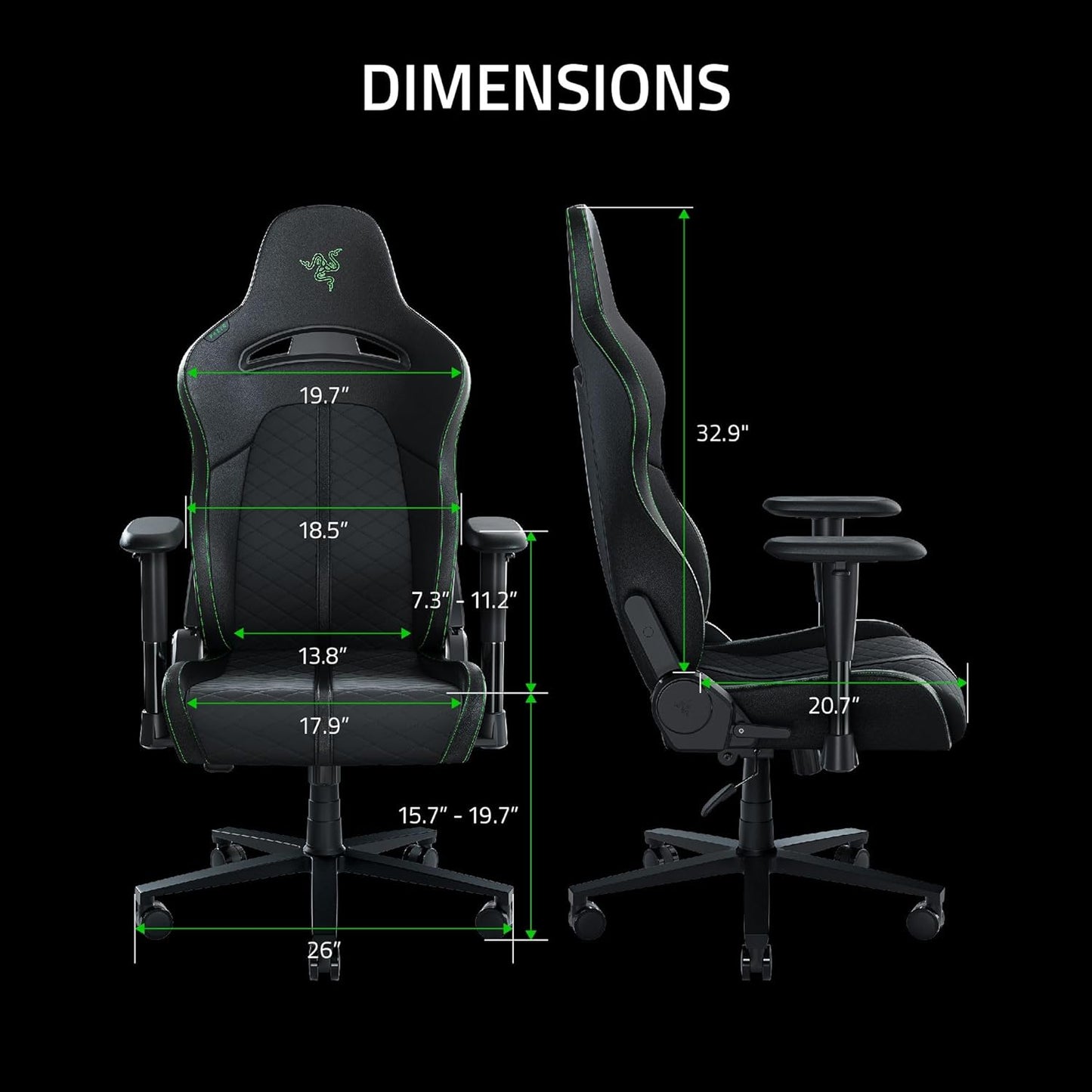 Razer RZ38-03880100-R3U1 Enki X Gaming Chair