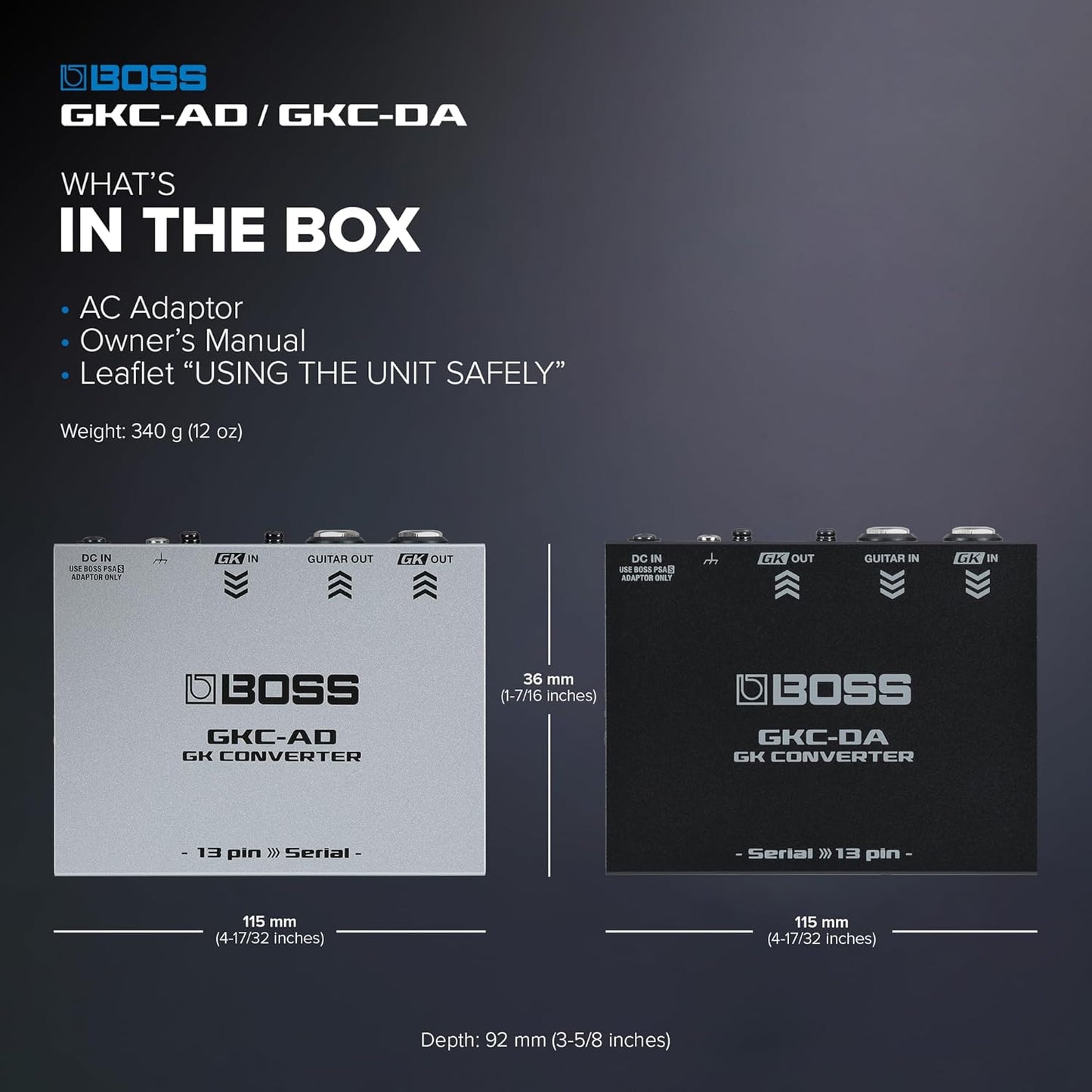 Roland GKC-AD GK Converter Analog to Serial