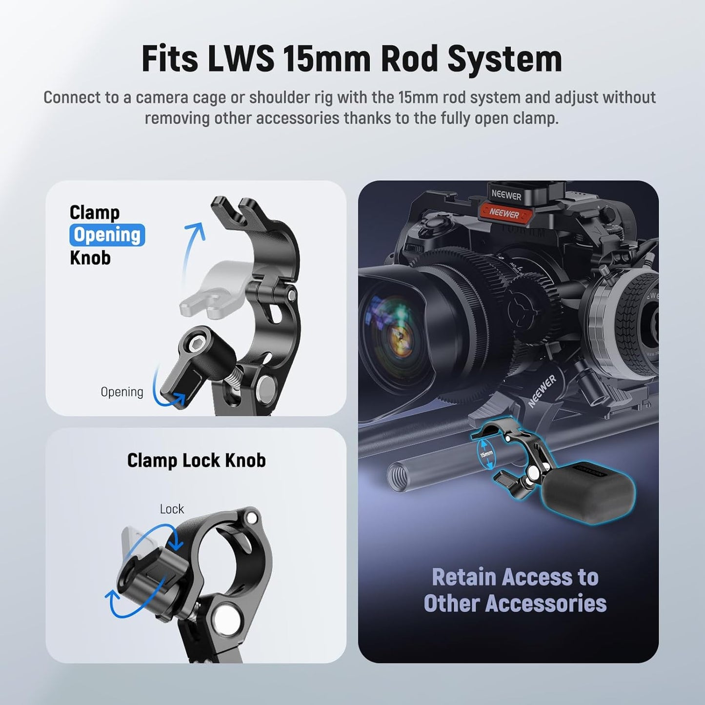Neewer 10103069 Follow Focus Palm Support