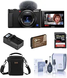Sony Vlog ZV-1 4K Compact Camera Bundle Black — main product image