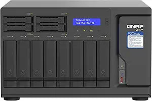 QNAP TVS-h1288X-W1250-16G Media NAS Intel Xeon 10GbE — main product image