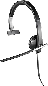 Logitech 981-000513 USB Headset Mono H650e Black