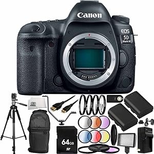 Canon EOS 5D Mark IV DSLR (Body Only) + 64GB Bundle