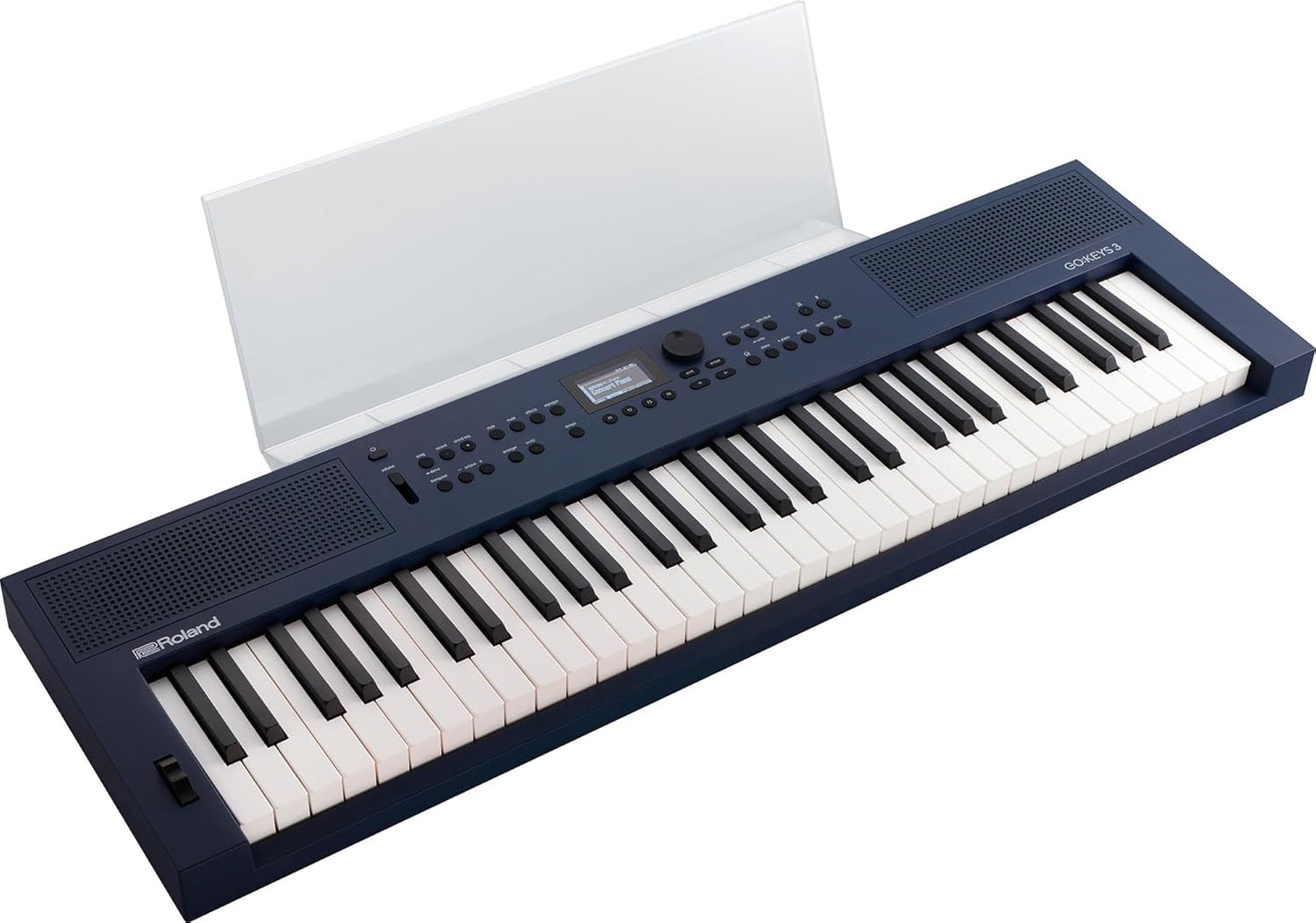 Roland AUS-GOKEYS3-MU-COMBO-STD GO:KEYS 3 Midnight Blue Keyboard Bundle