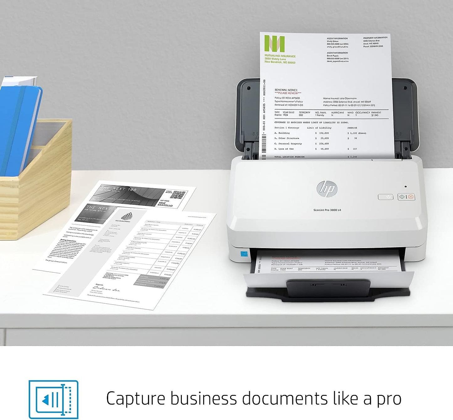HP Pro 3000 s4 ScanJet 40ppm Duplex Scanner