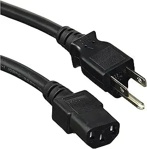 Monoprice 139784 3-Prong NEMA 5-15P to IEC C13 Power Cord 6-Pack