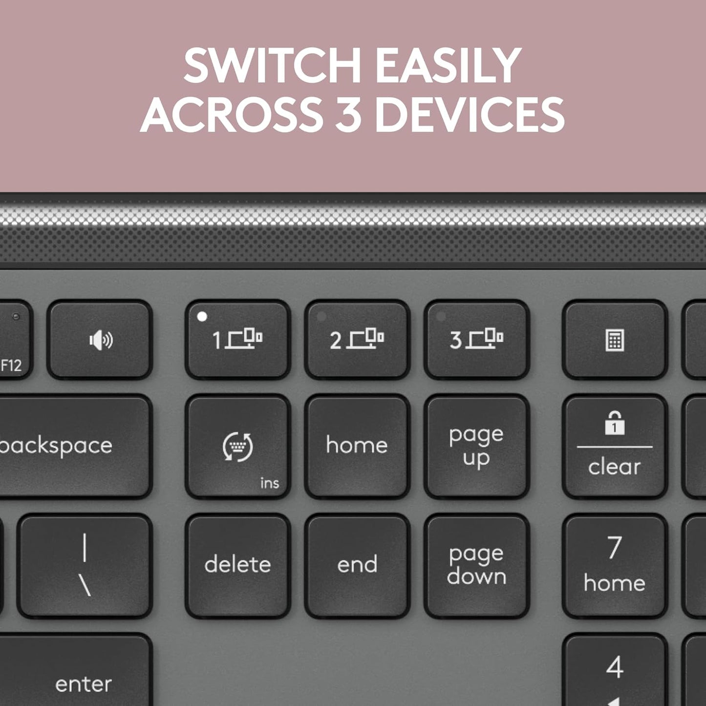 Logitech 920-012469 MK955 Signature Slim Wireless Keyboard Mouse Combo