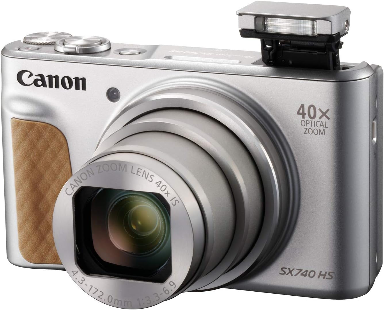 Canon 2956C002 PowerShot SX740 HS Silver Camera