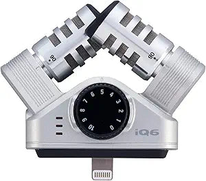 Zoom iQ6 Stereo X/Y Microphone for iPhone/iPad