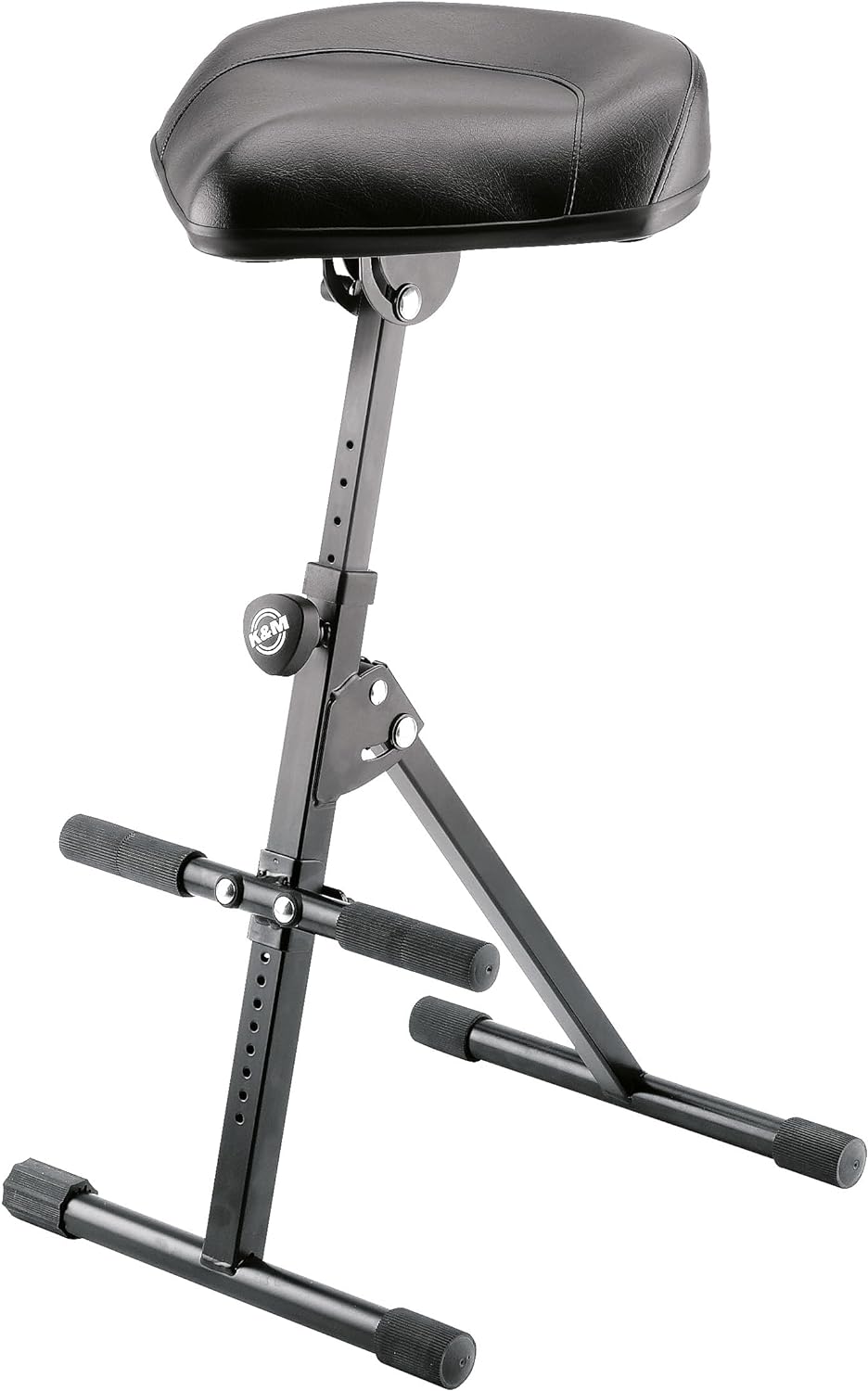 K&M 14045.000.55 Performance Stool Black Leather