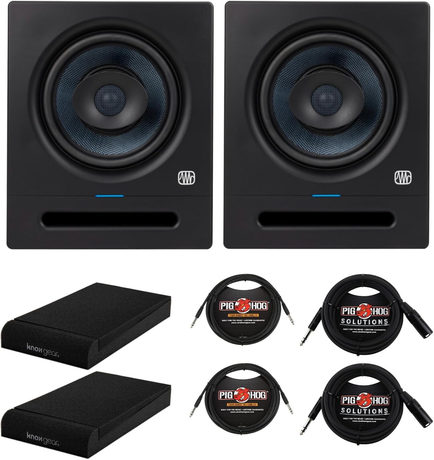 PreSonus Eris Pro 6 Active Studio Monitor Bundle