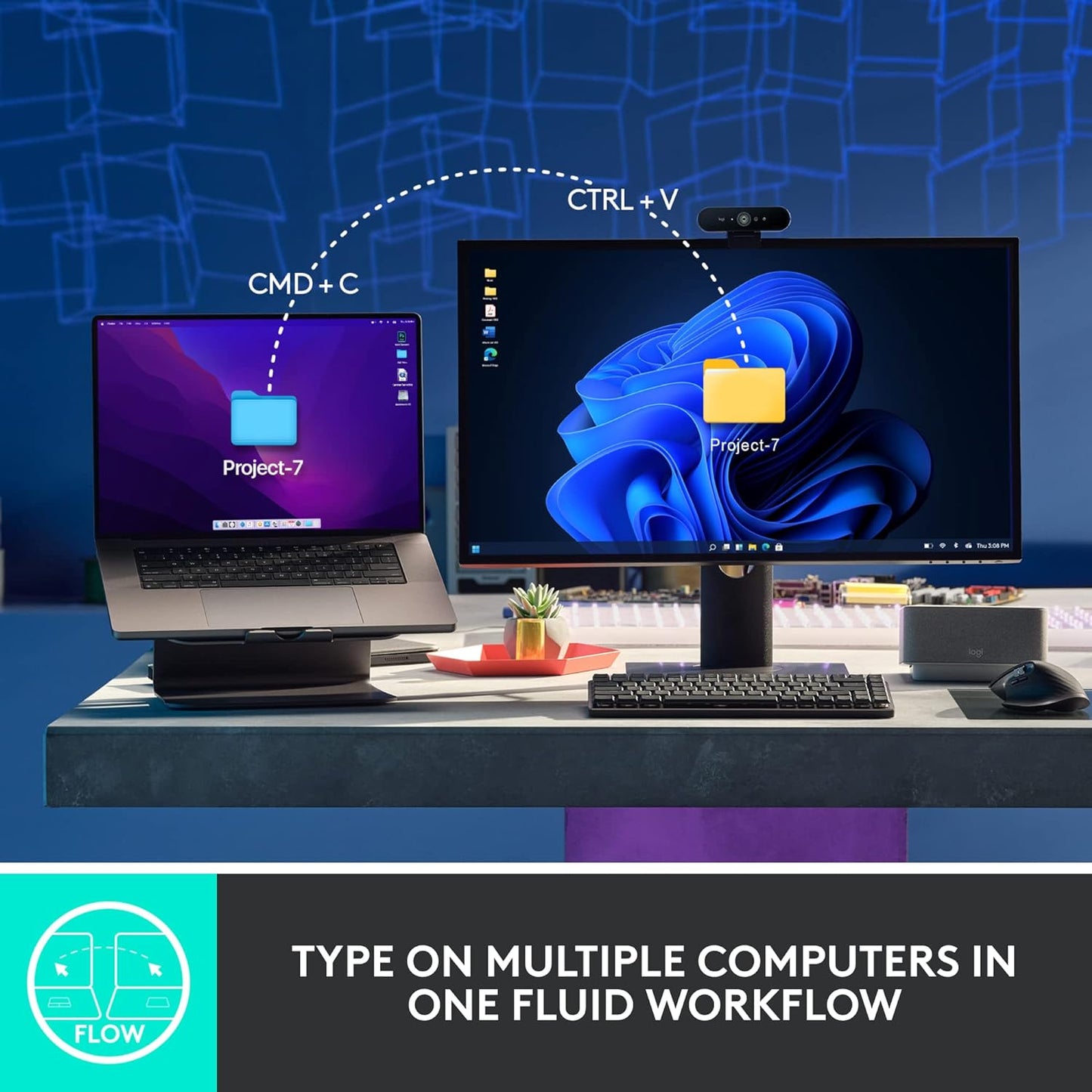 Logitech 920-010547 MX Mechanical Quiet Keyboard