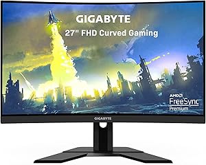 Gigabyte G27FC A 27" 165Hz Curved Gaming Monitor (Renewed)