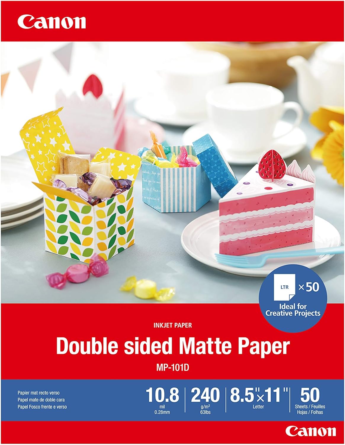 Canon 4076C004 Double-Sided Matte Photo Paper 8.5x11
