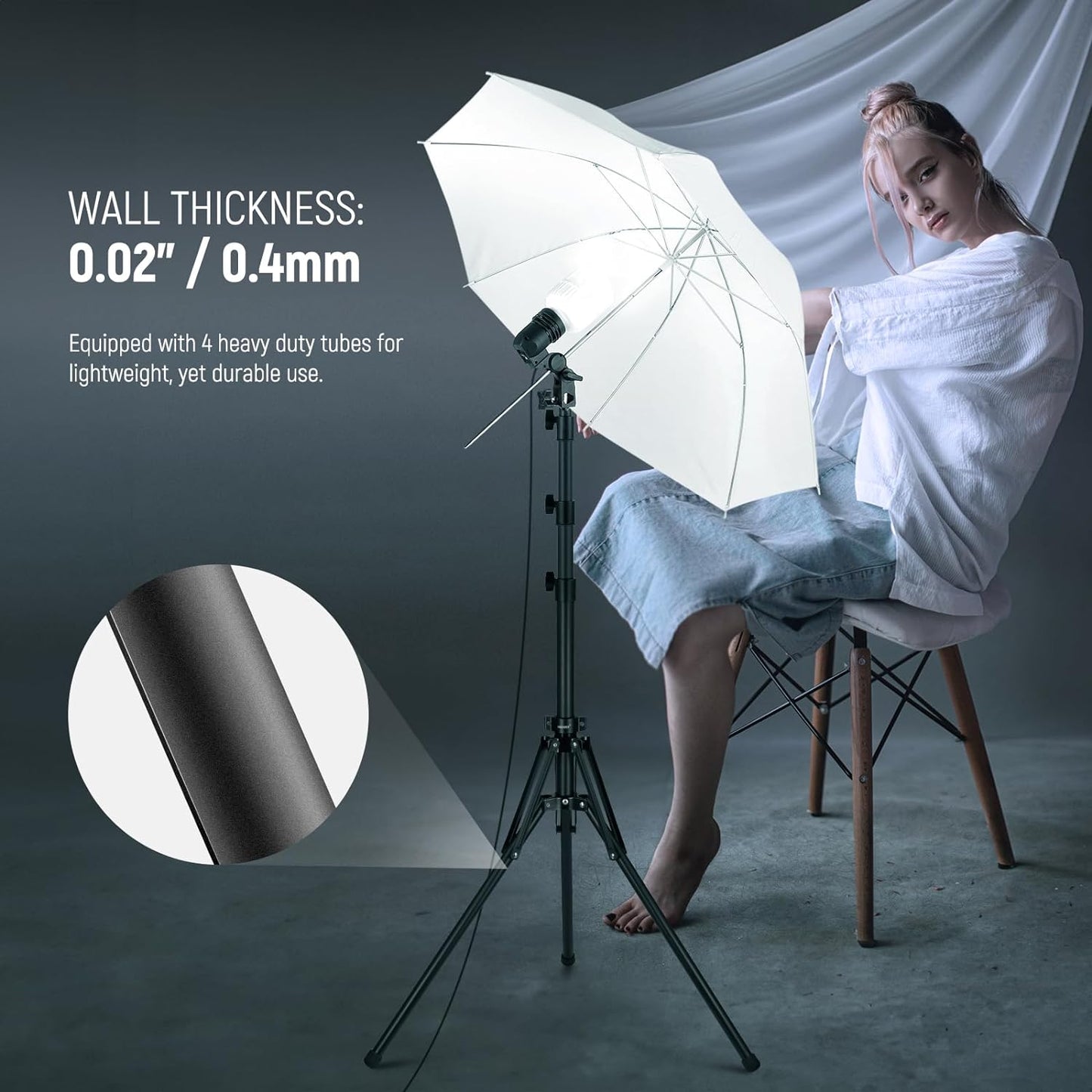 Neewer ST178R 70" Metal Photography Light Stand Tripod