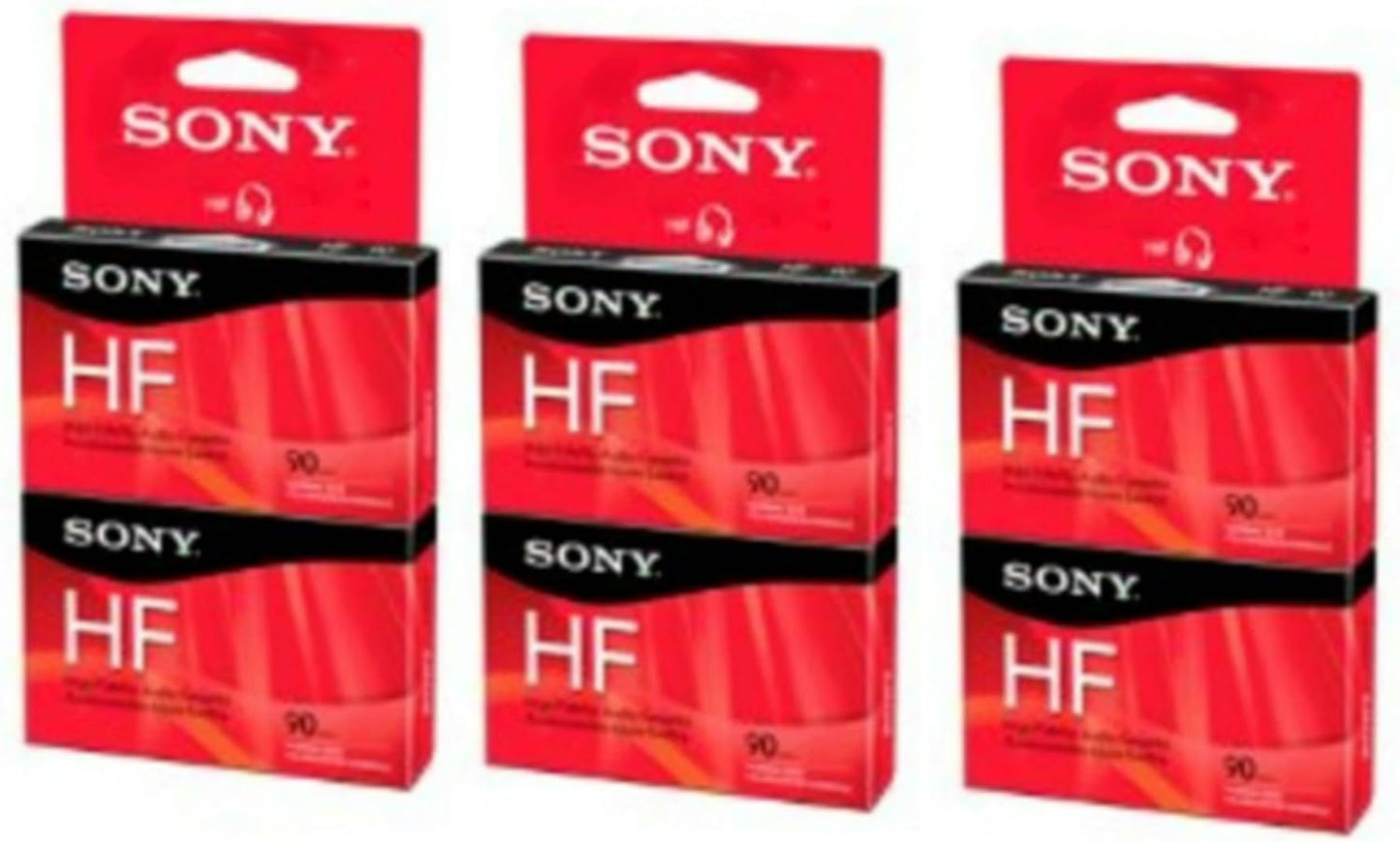 Sony C90HFR/2 90 Minute HF Audio Cassette Tape