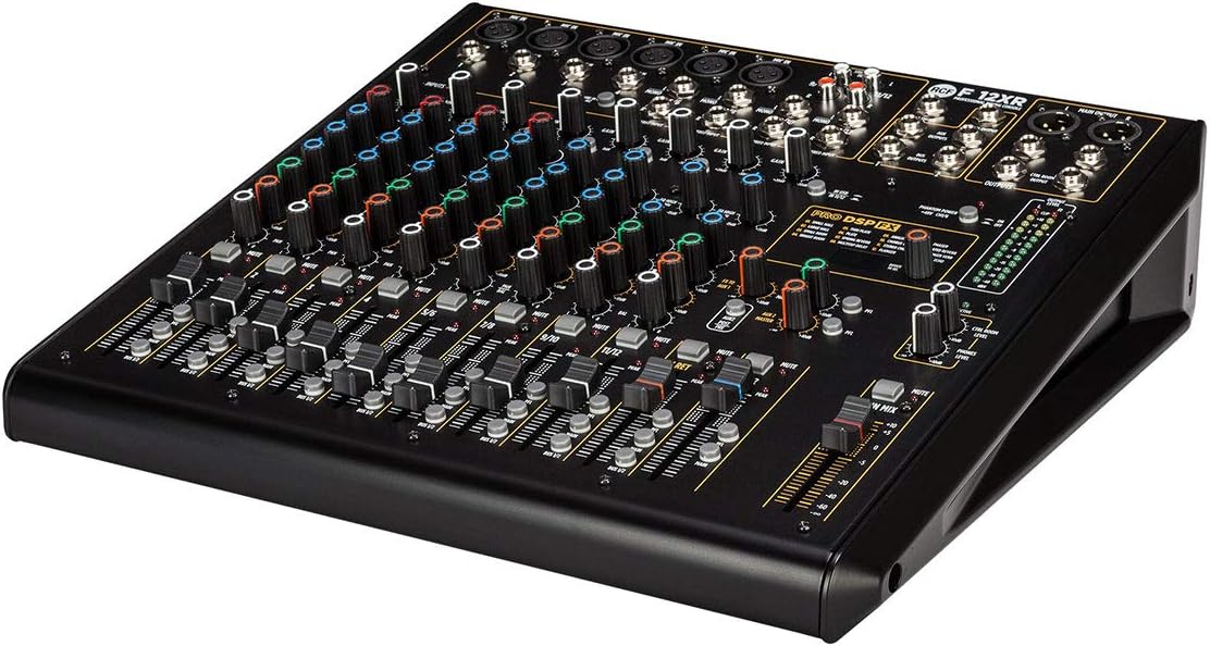 RCF F-12XR 12-Channel Mixer Console Multi-FX USB