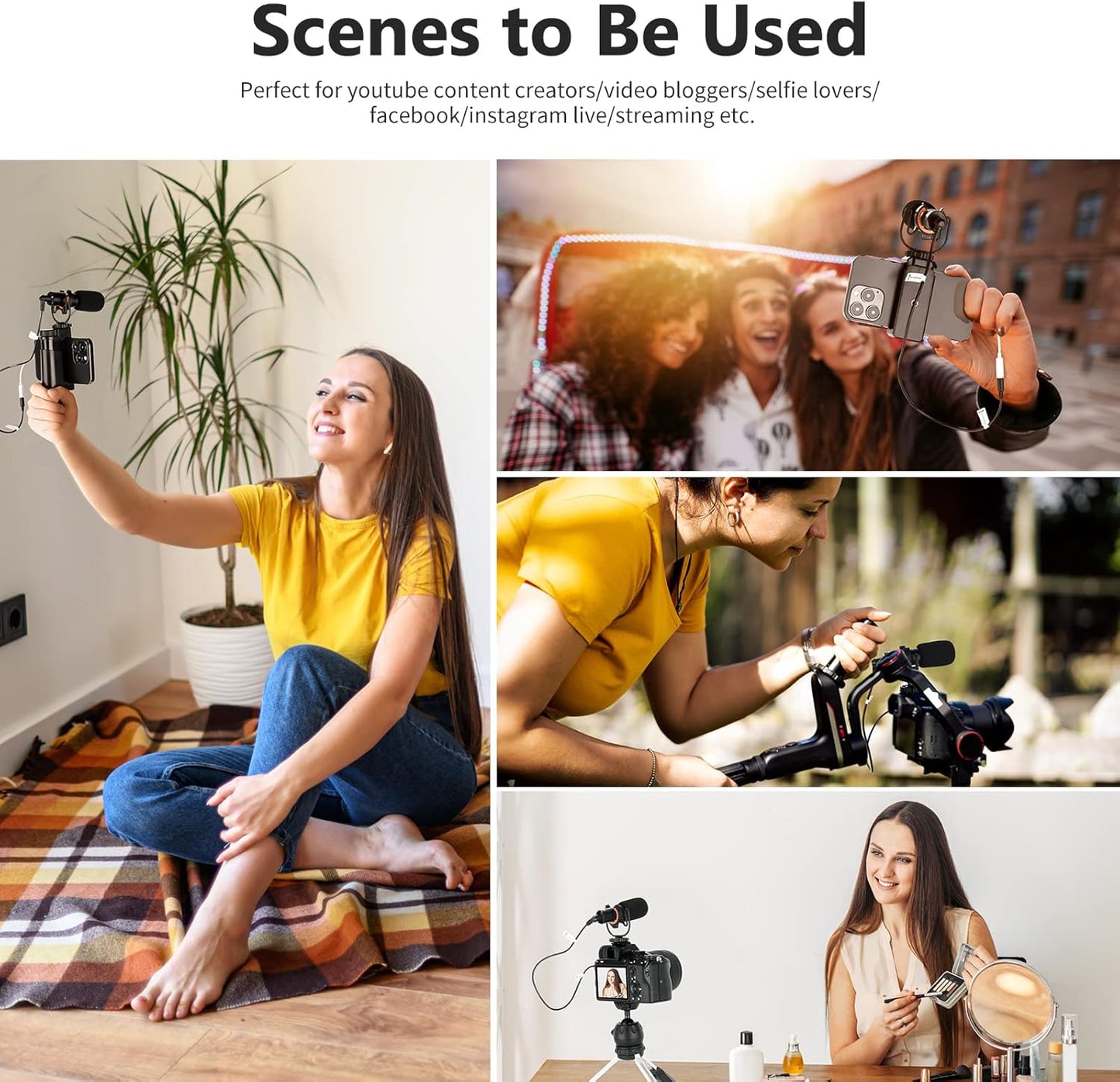 Neewer 40100304NE CM14 PRO On-Camera Video Microphone Kit