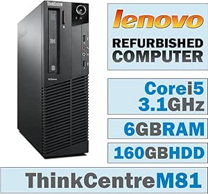 Lenovo ThinkCentre M81 SFF i5 6GB 160GB HDD No OS — main product image