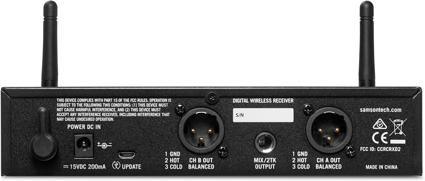 Samson SWSCRXDHH Concert XD2 Digital Wireless Handheld System