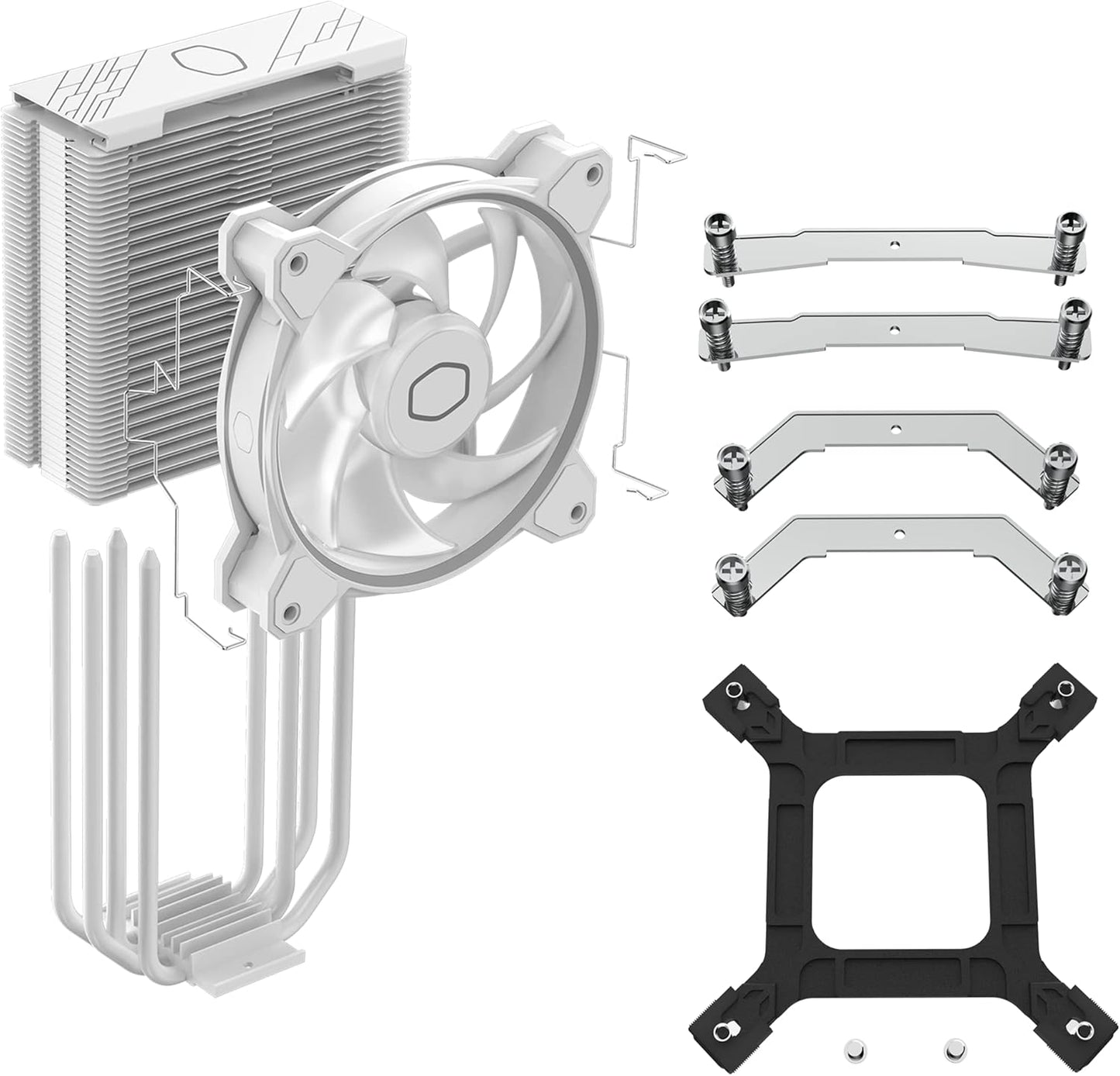 Cooler Master RR-S4WW-20PA-R1 Hyper 212 Halo White