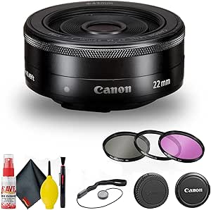 Canon 5985B002 EF-M 22mm f/2 STM Lens Renewed