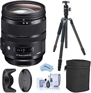 Sigma 24-70mm F2.8 DG OS HSM Art Lens Nikon Bundle