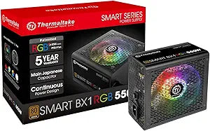 Thermaltake PS-SPR-0550NHFABU-1 Smart BX1 RGB 550W Power Supply