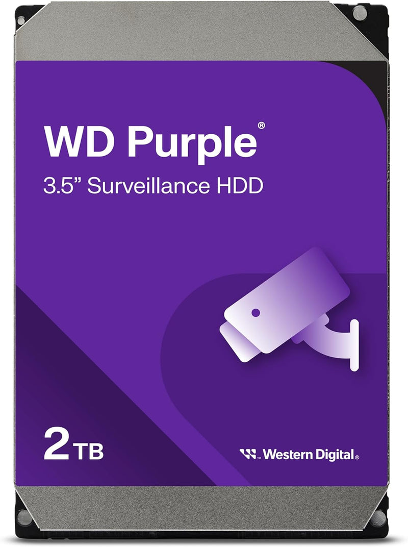 Western Digital WD23PURZ-SPC5HY0 WD Purple - 2TB Surveillance HDD — main product image