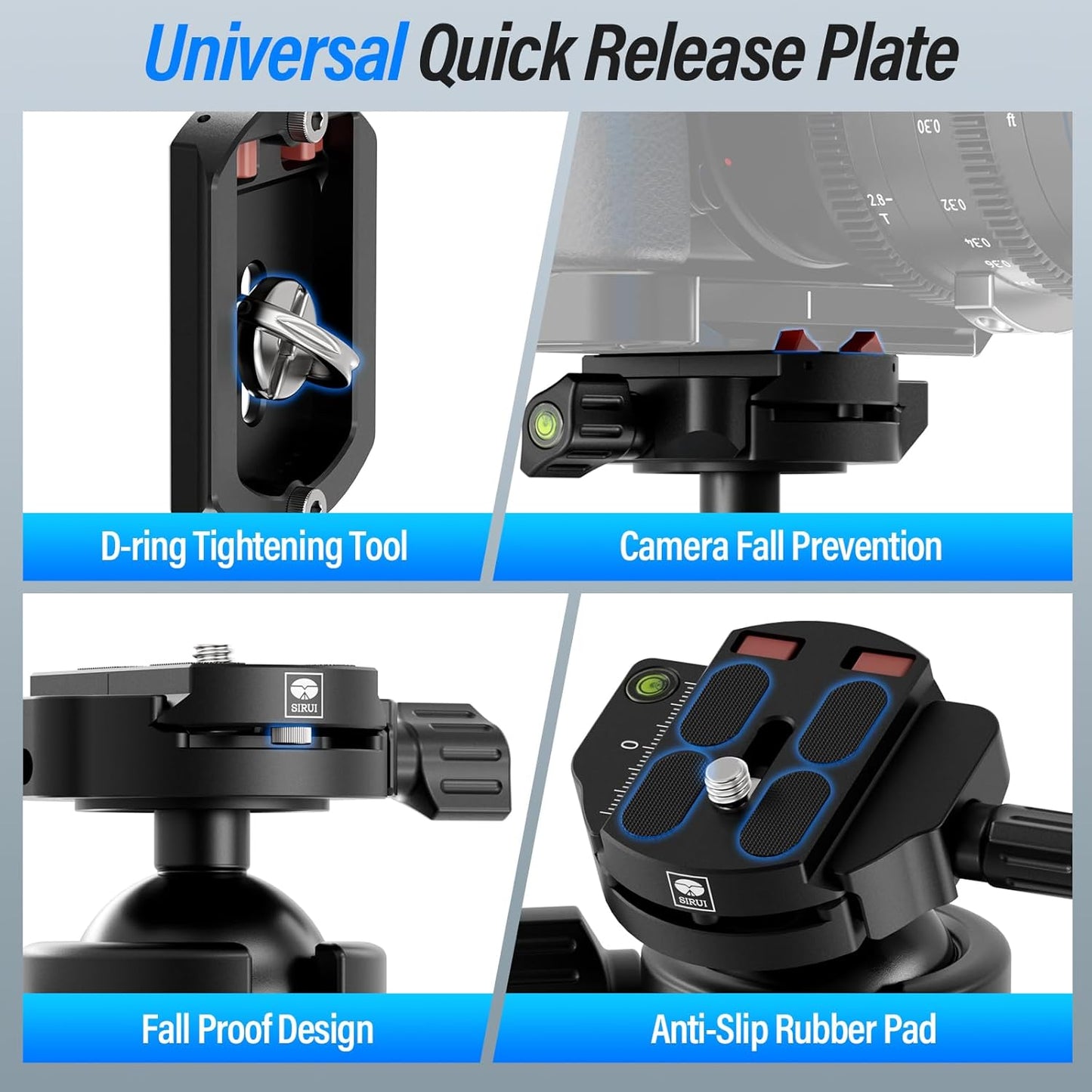 Sirui AM-40 Low Profile 40mm Ball Head