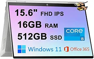 HP Envy X360 15 2-in-1 Laptop i5 16GB 512GB — main product image