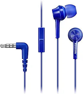 Panasonic RP-TCM105E-A Blau Earphones with Microphone
