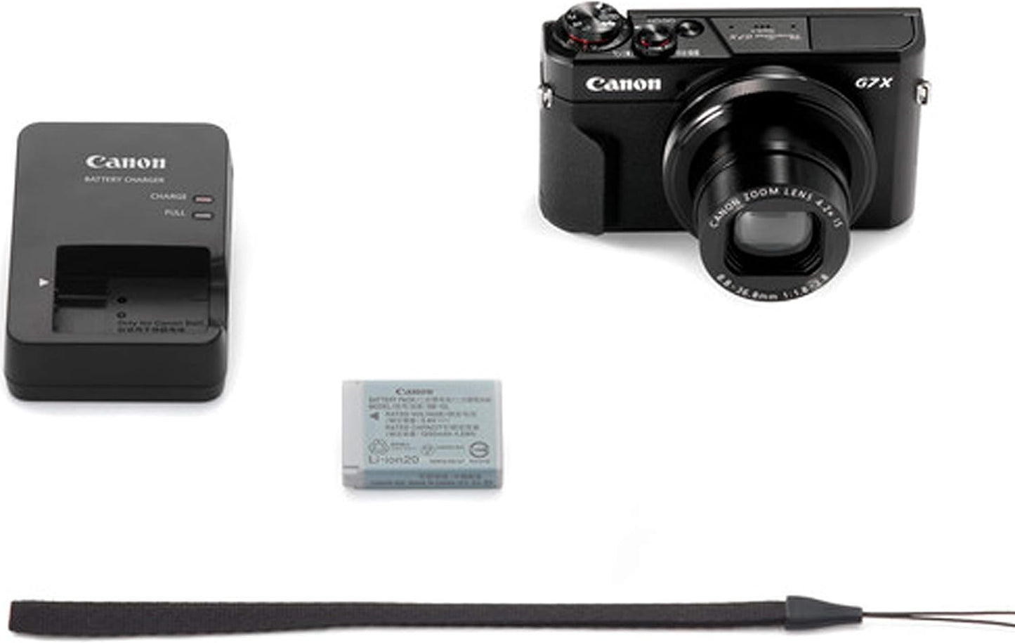 Canon G7X Mark II Camera Bundle 64GB Card (Renewed)