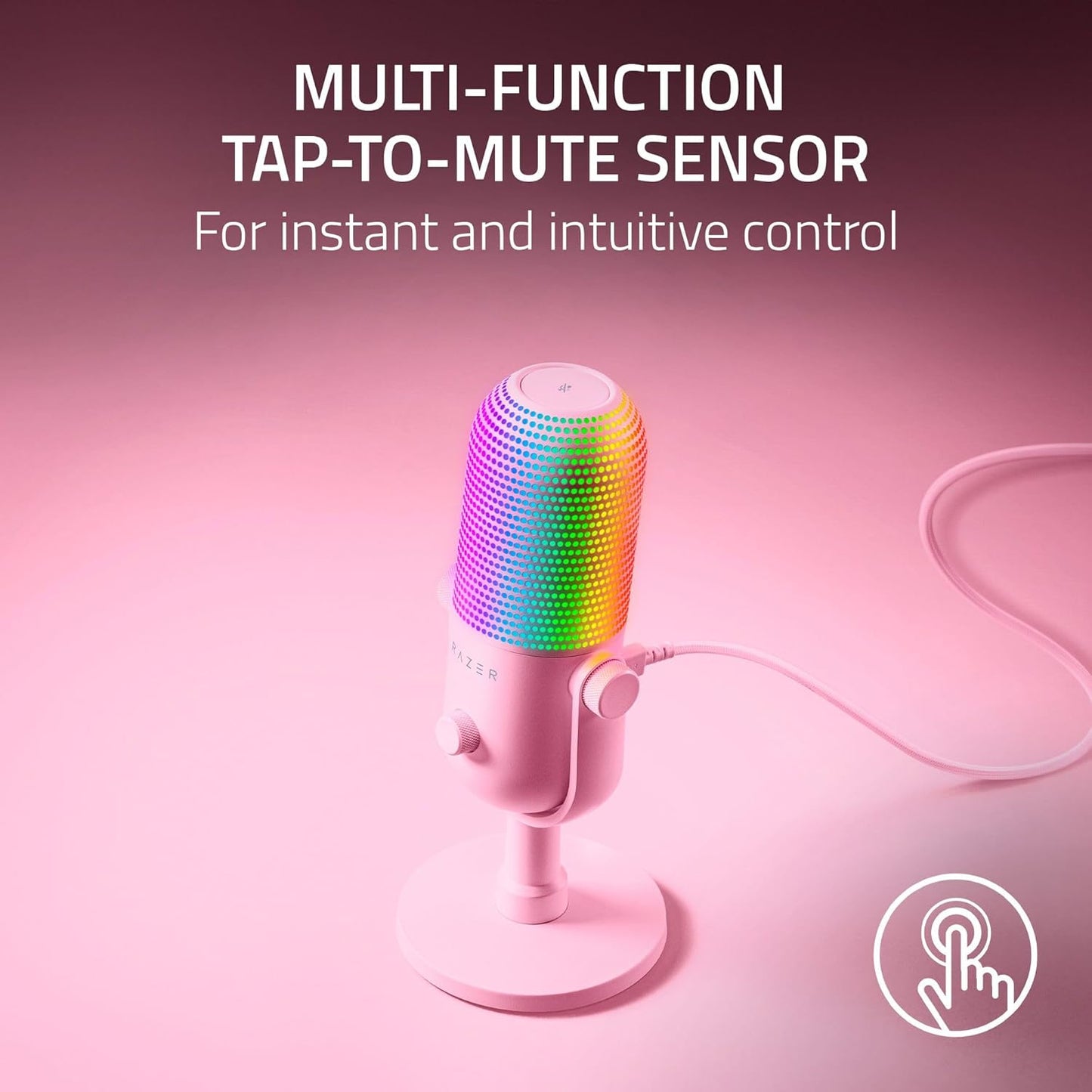 Razer RZ19-05060300-R3U1 Seiren V3 Chroma USB Microphone