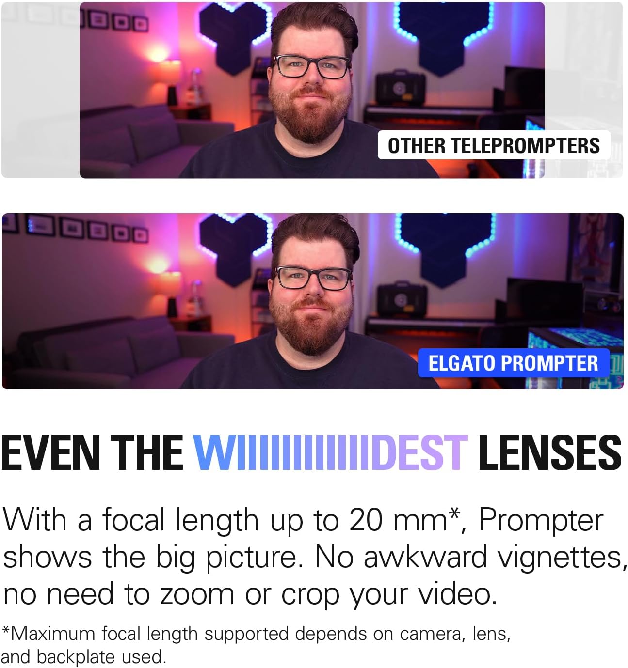 Elgato 20WAD9901 Prompter Teleprompter for Streaming